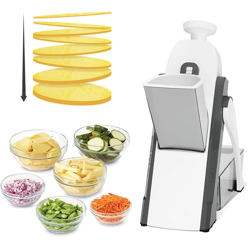 Manual Vegetable Cutter – 4-in-1