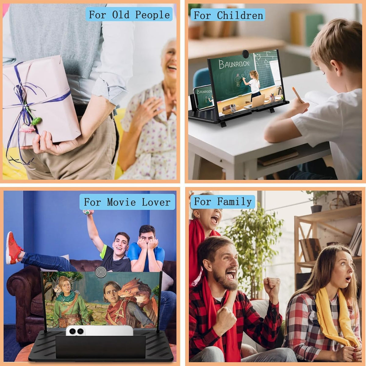 3D Magnifier Mobile Screen