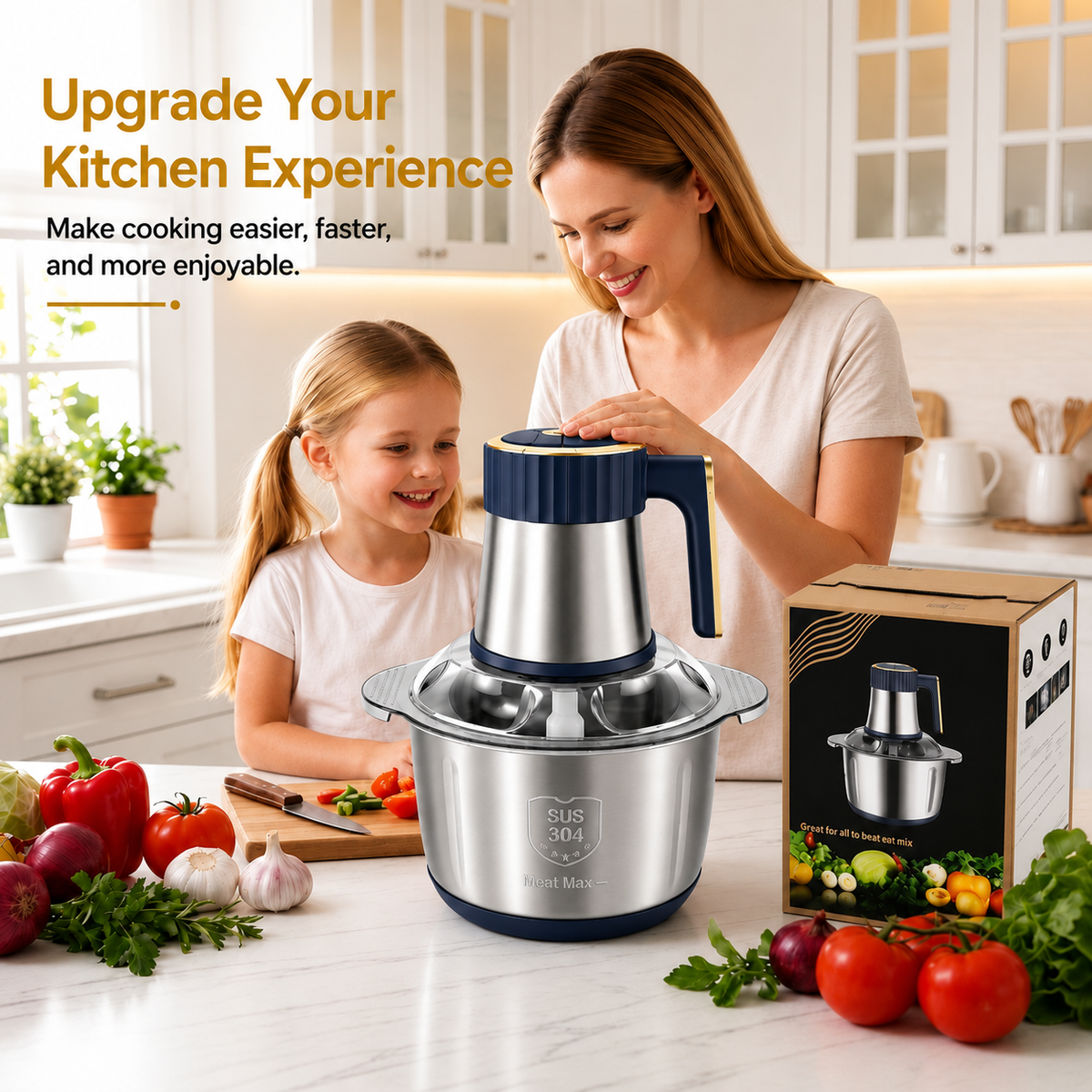 Stainless Steel Electric Meat Grinder