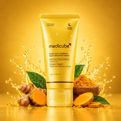 kojic acid turmeric night wrapping mask ℗