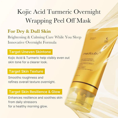 kojic acid turmeric night wrapping mask ℗