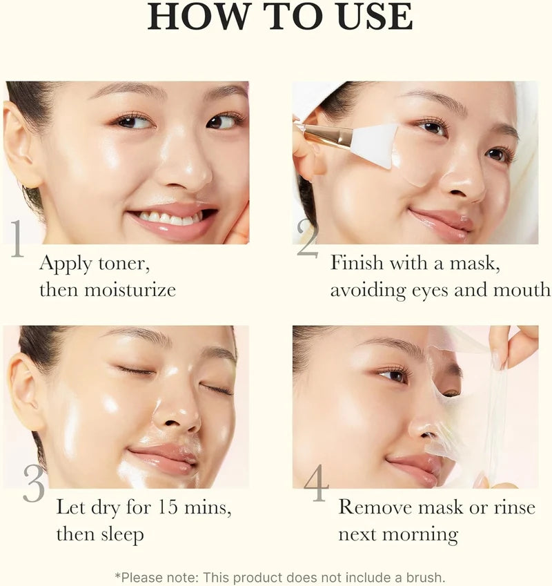 kojic acid turmeric night wrapping mask ℗