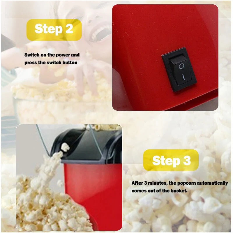 Mini Hot Air Popcorn Machine