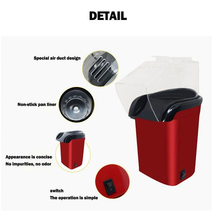 Mini Hot Air Popcorn Machine