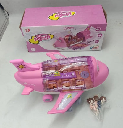 Electric Large Pink Plane Toy