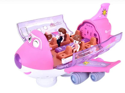 Electric Large Pink Plane Toy